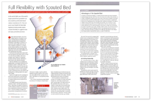Glatt technical article on 'Full Flexibility with Spouted-Bed - Glatt's ProCell continuous spouted-bed equipment makes high-quality granulates and pellets', published in the trade magazine 'PROCESS worldwide', issue 02/2011, VOGEL Communications Group GmbH & Co. KG