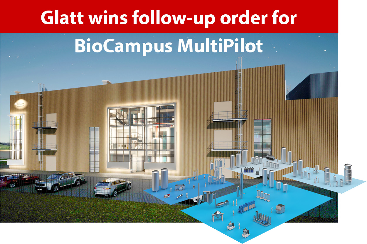 Glatt gewinnt Folgeauftrag für BioCampus MultiPilot